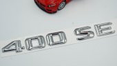 400 SE Bagaj Krom Metal 3M 3D Yazı Logo - 3