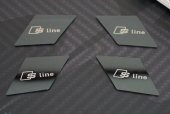 Audi A4 A5 17-19 Modeller S line Logo Kapı Açma Kolu İçi Metal 3M - 4