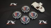 Bmw Alpina Orjinal Jant Göbeği Kapak Seti 68mm - 2