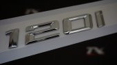 Bmw 120İ Bagaj Krom Metal 3M 3D Yazı Logo thumbnail 1