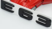 Mercedes Benz AMG E63 Bagaj Yazı Logo Siyah Renk Orjinal Ürün - 5
