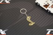 Ford Mustang Shelby Kobra Süper Snake Logo Gold Metal Çift Yön An - 3