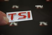 Volkswagen TSİ Bagaj Krom Metal 3M 3D Logo Amblem thumbnail 5
