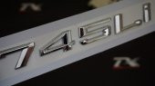 Bmw 745Lİ 745İ Bagaj Krom Metal 3M 3D Yazı Logo - 1
