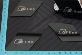 Audi A4 A5 17-19 Modeller S line Logo Kapı Açma Kolu İçi Metal 3M - 7