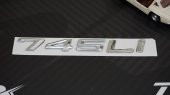 Bmw 745Lİ 745İ Bagaj Krom Metal 3M 3D Yazı Logo - 3