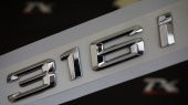 Bmw 316İ Bagaj Krom Metal 3M 3D Yazı Logo - 1