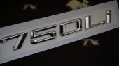 Bmw 750Lİ 750İ Bagaj Krom Metal 3M 3D Yazı Logo - 1