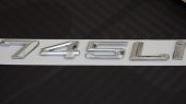 Bmw 745Lİ 745İ Bagaj Krom Metal 3M 3D Yazı Logo - 4