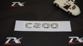 C200 Bagaj Krom Metal 3M 3D Yazı Logo - 2
