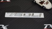 Bmw 750Lİ 750İ Bagaj Krom Metal 3M 3D Yazı Logo - 2