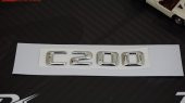 C200 Bagaj Krom Metal 3M 3D Yazı Logo - 3