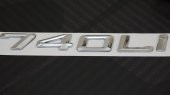 Bmw 740Lİ 740İ Bagaj Krom Metal 3M 3D Yazı Logo thumbnail 4
