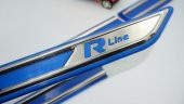 Volkswagen VW R Line 3M 3D Yan Çamurluk Krom Bıçak Logo Arma - 1