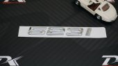 Bmw 523İ Bagaj Krom Metal 3M 3D Yazı Logo - 3