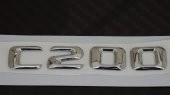 C200 Bagaj Krom Metal 3M 3D Yazı Logo - 4