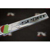 Jaguar R Sport Bagaj Krom Metal Logo Amblem 3M 3D - 1