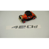 Bmw 420d Bagaj Krom Metal 3M 3D Yazı Logo - 2