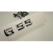 Benz G55 Bagaj Krom Metal 3M 3D Yazı Logo - 1