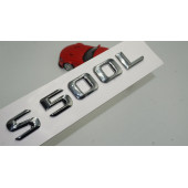 S500L Bagaj Krom Metal 3M 3D Yazı Logo - 1