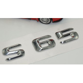 Benz S65 Bagaj Krom Metal 3M 3D Yazı Logo - 3