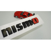 Dk Nissan Nismo Bagaj 3m 3d Siyah Metal Logo Amblem - 1