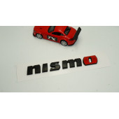 Dk Nissan Nismo Bagaj 3m 3d Siyah Metal Logo Amblem - 2