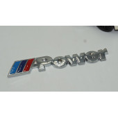 Bmw M Power Krom Metal Bagaj 3M 3D Yazı Logo Amblem - 3
