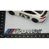 Bmw M Power Krom Metal Bagaj 3M 3D Yazı Logo Amblem - 4