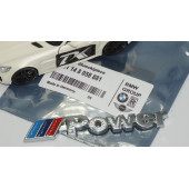 Bmw M Power Krom Metal Bagaj 3M 3D Yazı Logo Amblem - 5