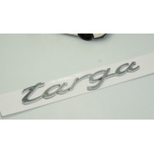 DK Porsche Targa Bagaj 3M 3D Gümüş Krom ABS Yazı Logo Amblem - 2