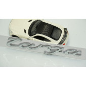 DK Porsche Targa Bagaj 3M 3D Gümüş Krom ABS Yazı Logo Amblem - 3