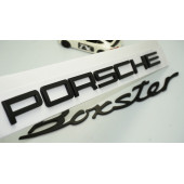 DK Porsche Boxster Bagaj Siyah ABS Eski Model Yazı Logo Amblem Seti - 1