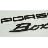DK Porsche Boxster Bagaj Siyah ABS Eski Model Yazı Logo Amblem Seti - 3