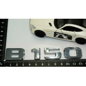 DK Benz B150 Bagaj Krom ABS 3M 3D Yazı Logo - 4
