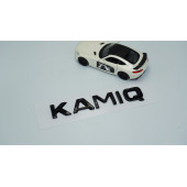 DK Tuning Skoda Kamiq Siyah ABS 3M 3D Bagaj Yazı Logo - 2
