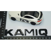 DK Tuning Skoda Kamiq Siyah ABS 3M 3D Bagaj Yazı Logo - 4