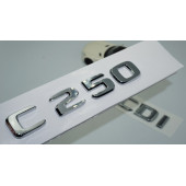 DK Tuning Benz C250 CDi Bagaj Krom ABS 3M 3D Yazı Logo thumbnail 1