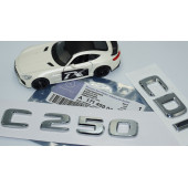 DK Tuning Benz C250 CDi Bagaj Krom ABS 3M 3D Yazı Logo thumbnail 5