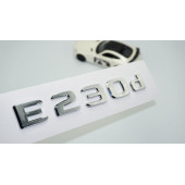 DK Tuning E230d Bagaj Krom ABS 3M 3D Yazı Logo Benz İle Uyumlu thumbnail 1