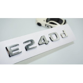 DK Tuning E240d Bagaj Krom ABS 3M 3D Yazı Logo Benz İle Uyumlu thumbnail 1