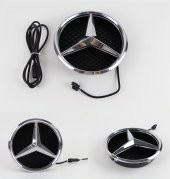 MERCEDES BENZ ÖN PANJUR KIRMIZI LED IŞIK BÜYÜK YILDIZ LOGOSU - 2