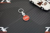 Audi Logo Krom Metal Çift Yön Anahtarlık - 3