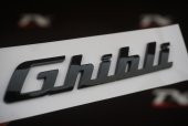 Maserati Ghibli Bagaj Kapağı Yazı Logo Orjinal Ürün - 2