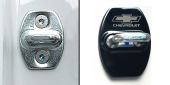 Chevrolet Krom Metal 3M Kapı Kilidi Logo 4 Lü Set thumbnail 5