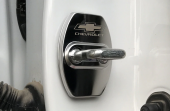 Chevrolet Krom Metal 3M Kapı Kilidi Logo 4 Lü Set thumbnail 6