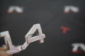 Audi 1.4 T Bagaj Krom Metal 3M 3D Yazı Logo Orjinal ürün - 1