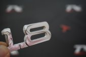 Audi 1.8 T Bagaj Krom Metal 3M 3D Yazı Logo Orjinal ürün - 1