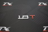 Audi 1.8 T Bagaj Krom Metal 3M 3D Yazı Logo Orjinal ürün - 4