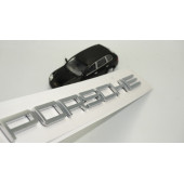 Porsche Bagaj Yazı Logo Mat Krom Renk Orjinal Ürün - 1